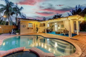 Beautiful Pompano Beach retreat! Salt water pool!